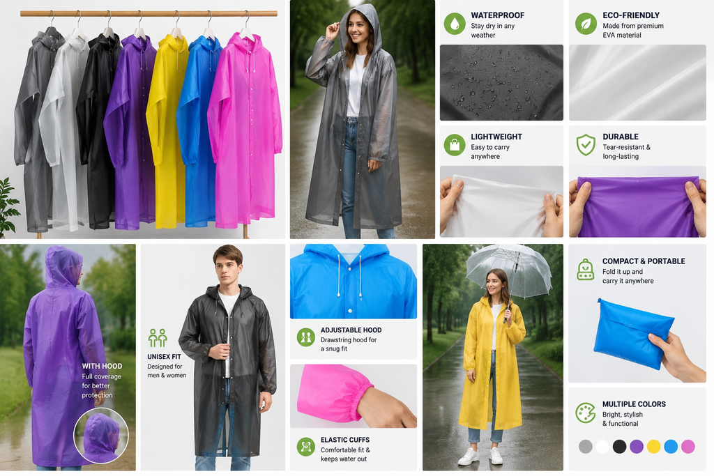 Rain Coat For Men & Women